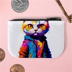 Wild cat Mini Coin Purse Back