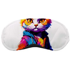 Wild Cat Sleep Mask by Sosodesigns19