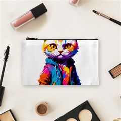 Wild cat Cosmetic Bag (Small)