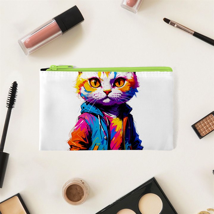 Wild cat Cosmetic Bag (XS)