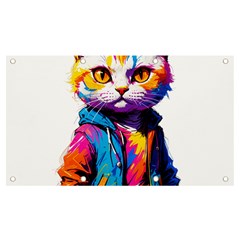 Wild Cat Banner And Sign 7  X 4  by Sosodesigns19