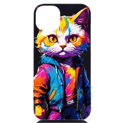 Wild cat iPhone 14 Plus Black UV Print Case