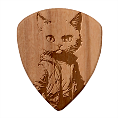 Wild Cat Wood Guitar Pick (set Of 10)