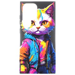 Wild Cat Samsung Galaxy S24 Ultra 6 9 Inch Black Tpu Uv Case by Sosodesigns19