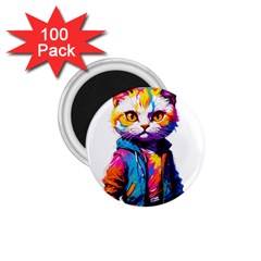 Wild Cat 1 75  Magnets (100 Pack)  by Sosodesigns19