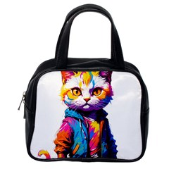 Wild Cat Classic Handbag (one Side)