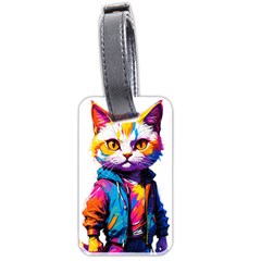 Wild Cat Luggage Tag (two Sides)