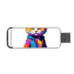 Wild cat Portable USB Flash (One Side) Front