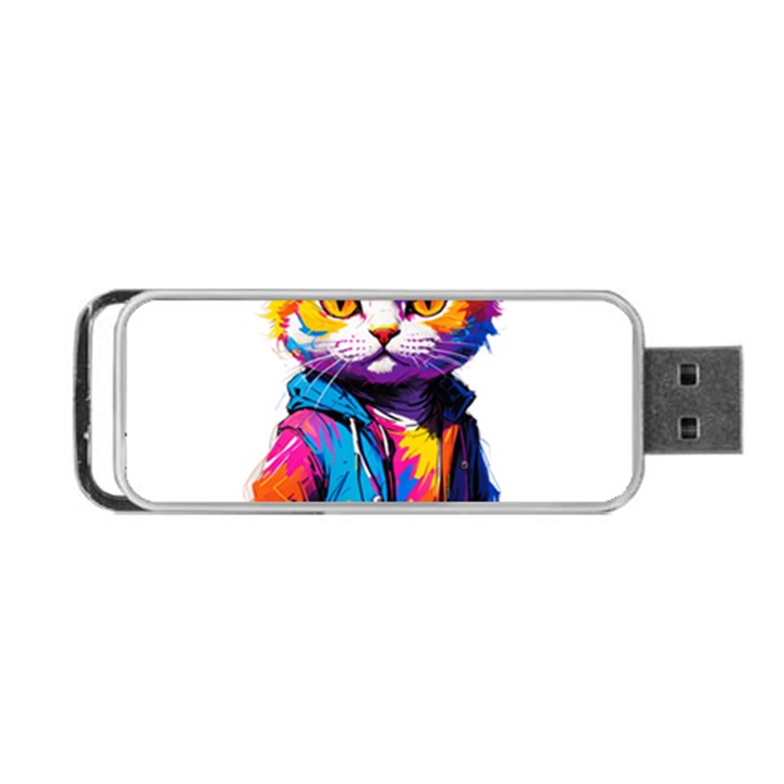 Wild cat Portable USB Flash (One Side)