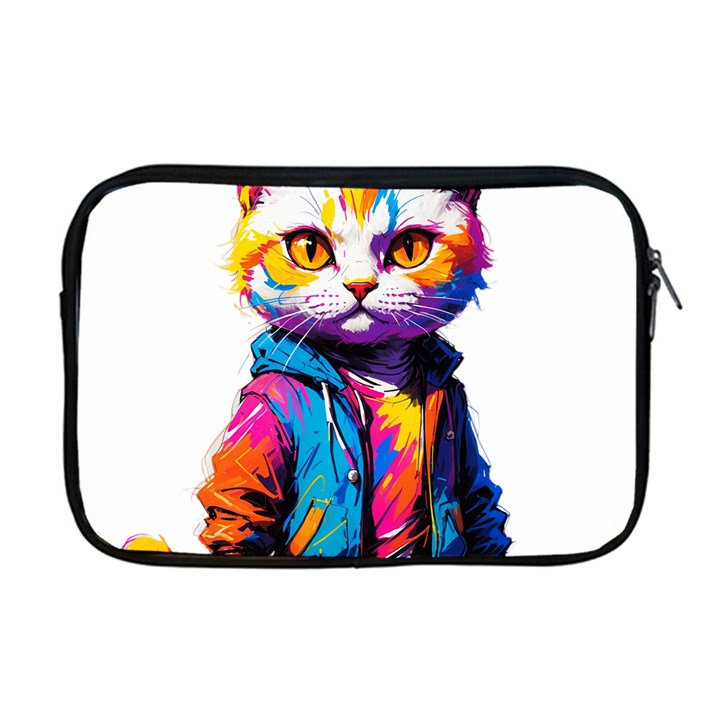 Wild cat Apple MacBook Pro 17  Zipper Case