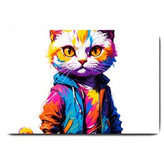 Wild Cat Large Doormat by Sosodesigns19