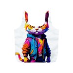 Wild cat Full Print Recycle Bag (S) Back