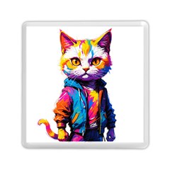 Wild Cat Memory Card Reader (square) by Sosodesigns19