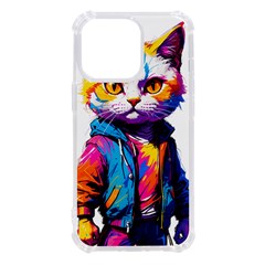 Wild Cat Iphone 13 Pro Tpu Uv Print Case by Sosodesigns19