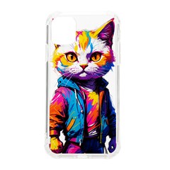 Wild Cat Iphone 11 Tpu Uv Print Case by Sosodesigns19