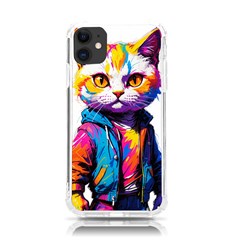 Wild Cat Iphone 11 Tpu Uv Print Case by Sosodesigns19