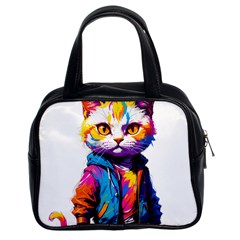 Wild Cat Classic Handbag (two Sides) by Sosodesigns19