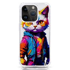 Wild Cat Iphone 14 Pro Tpu Uv Print Case by Sosodesigns19