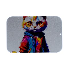 Wild Cat Open Lid Metal Box (silver)  