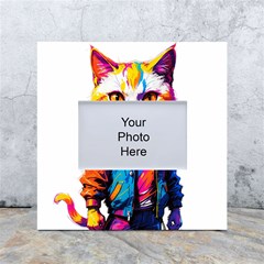 Wild Cat White Box Photo Frame 4  X 6  by Sosodesigns19