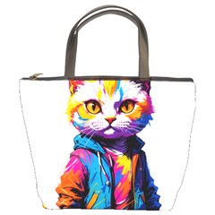 Wild Cat Bucket Bag