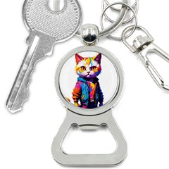 Wild Cat Bottle Opener Key Chain by Sosodesigns19