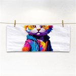 Wild cat Hand Towel Front