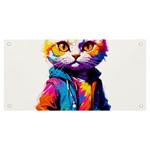 Wild cat Banner and Sign 6  x 3  Front