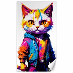 Wild Cat Canvas 40  X 72  by Sosodesigns19