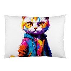 Wild Cat Pillow Case (two Sides) by Sosodesigns19