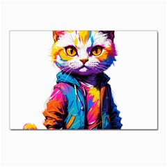 Wild Cat Postcards 5  X 7  (pkg Of 10) by Sosodesigns19