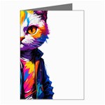 Wild cat Greeting Cards (Pkg of 8) Left