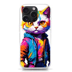 Wild Cat Iphone 15 Pro Tpu Uv Print Case by Sosodesigns19