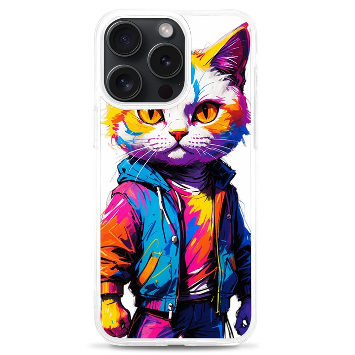 Wild cat iPhone 15 Pro Max TPU UV Print Case