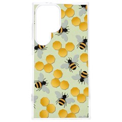 Bees Pattern Honey Bee Bug Honeycomb Honey Beehive Samsung Galaxy S24 Plus 6 7 Inch Tpu Uv Case by Bedest