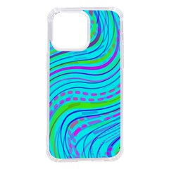 Pattern Swirl Pink Green Aqua Iphone 14 Pro Max Tpu Uv Print Case by Ndabl3x