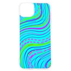 Pattern Swirl Pink Green Aqua Iphone 15 Pro Tpu Uv Print Case by Ndabl3x