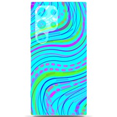 Pattern Swirl Pink Green Aqua Samsung Galaxy S24 Ultra 6 9 Inch Black Tpu Uv Case