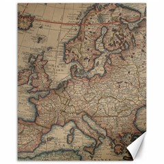 Old Vintage Classic Map Of Europe Canvas 16  X 20  by Paksenen