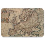 Old Vintage Classic Map Of Europe Large Doormat 30 x20  Door Mat