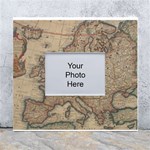 Old Vintage Classic Map Of Europe White Wall Photo Frame 5  x 7  Front