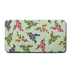 Berries Flowers Pattern Print Medium Bar Mat