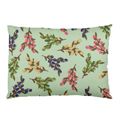 Berries Flowers Pattern Print Pillow Case