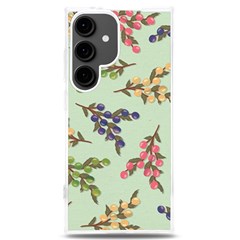 Berries Flowers Pattern Print Samsung Galaxy S24 Plus 6 7 Inch Tpu Uv Case by Maspions