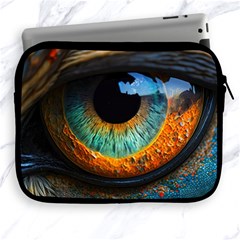 Eye Bird Feathers Vibrant Apple Ipad 2/3/4 Zipper Cases by Hannah976