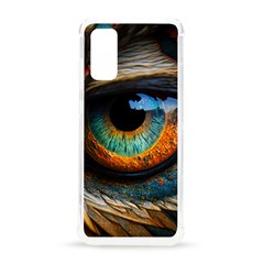 Eye Bird Feathers Vibrant Samsung Galaxy S20 6 2 Inch Tpu Uv Case by Hannah976