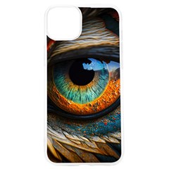 Eye Bird Feathers Vibrant Iphone 15 Pro Tpu Uv Print Case