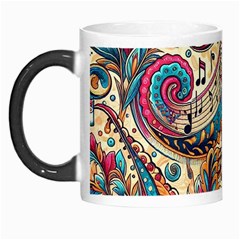 Paisley Print Musical Notes Morph Mug