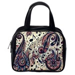 Paisley Print Musical Notes8 Classic Handbag (One Side) Front