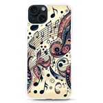 Paisley Print Musical Notes8 iPhone 15 TPU UV Print Case Front